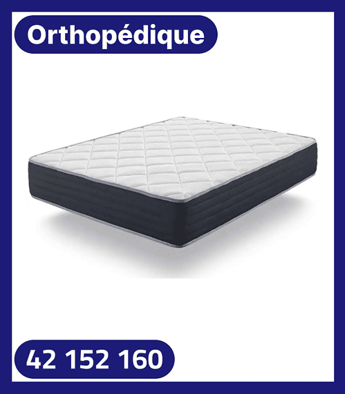 Matelas Orthopédique Soft Plus 2 Places