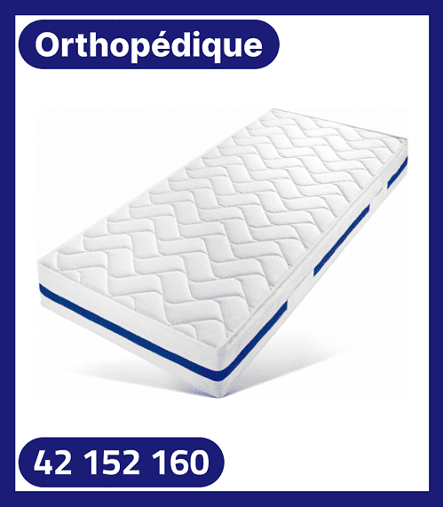 Matelas Orthopédique 9 étoiles Venise plus une place