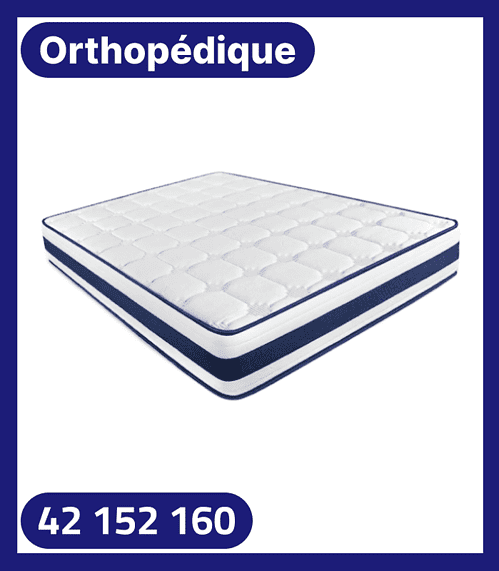 Matelas Orthopédique 9 étoiles venise plus deux places