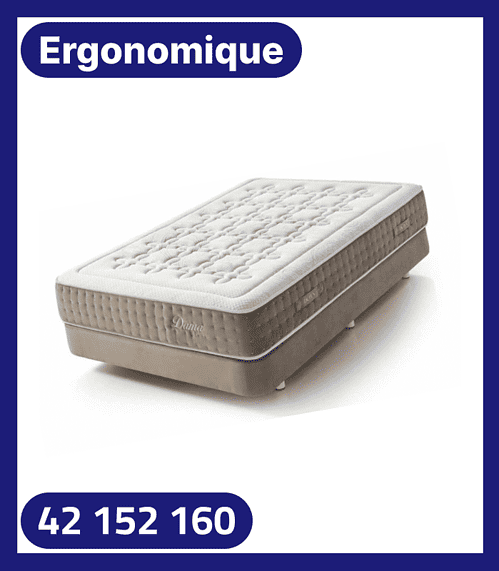 Matelas Ergonomique 15 étoiles une place