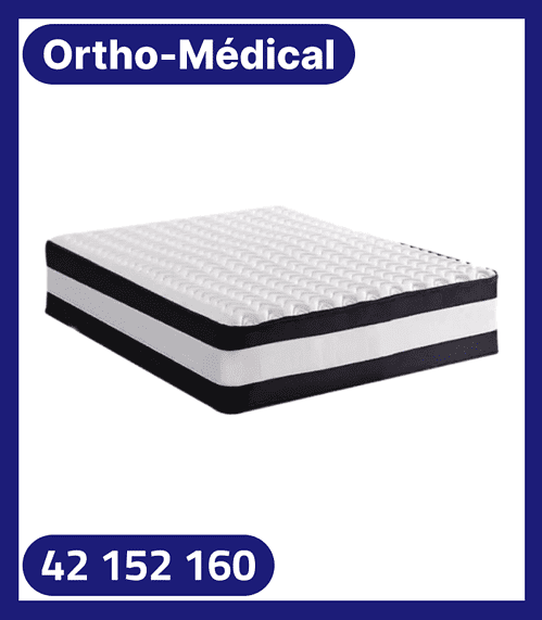 Matelas medico 11 étoiles Ortho-médical 2 places